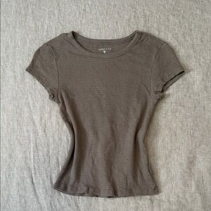 Taupe Short Sleeve Tee